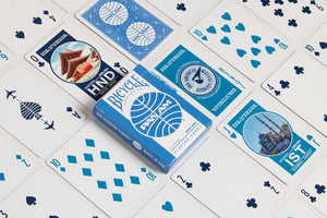 Cofanetto 2 mazzi di carte da poker edizione Pan AM Bicycle