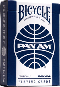 Cofanetto 2 mazzi di carte da poker edizione Pan AM Bicycle