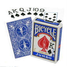 Carica l&#39;immagine nel visualizzatore di Gallery, Carte da poker Jumbo Bicycle Rider (blu)
