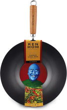 Carica l&#39;immagine nel visualizzatore di Gallery, WOK Ken Hom in acciaio al carbonio antiaderente Ø27
