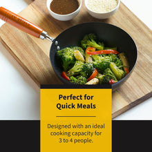 Carica l&#39;immagine nel visualizzatore di Gallery, Set WOK + coperchio e accessori Ken Hom in acciaio al carbonio antiaderente Ø31
