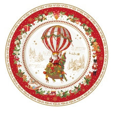 Carica l&#39;immagine nel visualizzatore di Gallery, Piatto dessert in porcellana Ø19 collezione Christmas Memories
