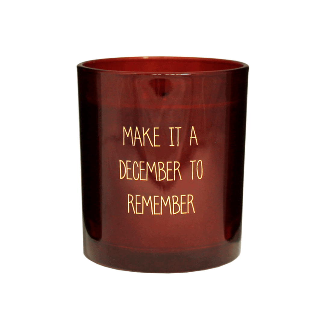 Candela di soia DECEMBER MyFlame 8x8