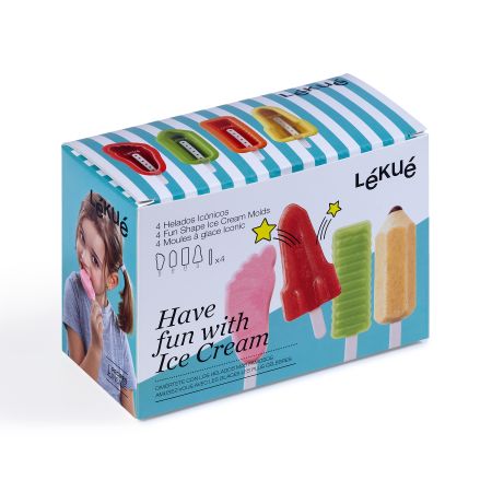 Kit 4 stampi gelato Fun Icecream