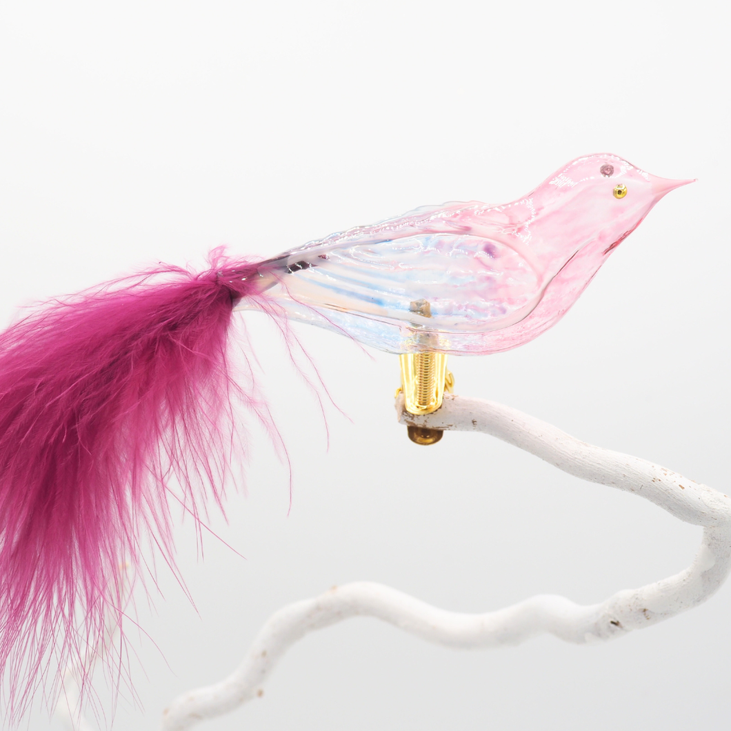 Uccello di vetro GRADIENT - Decorazione natalizia in vetro