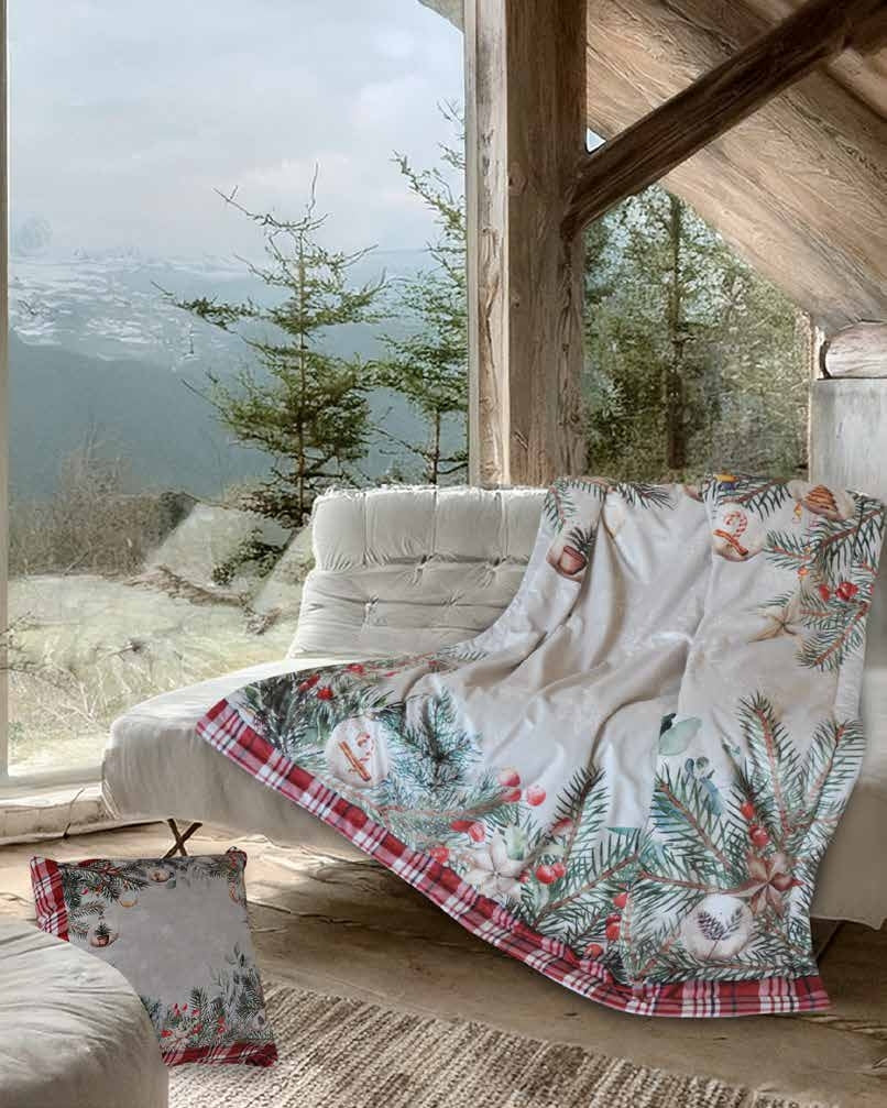 Plaid effetto velluto 150x180 Tione