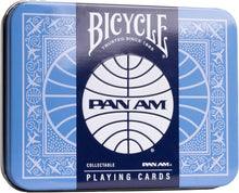 Carica l&#39;immagine nel visualizzatore di Gallery, Cofanetto 2 mazzi di carte da poker edizione Pan AM Bicycle
