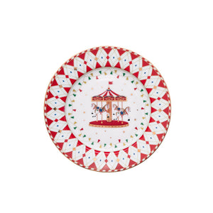 Servizio 18 pezzi in porcellana Christmas Wonderland - Prezzo Outlet