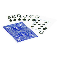 Carica l&#39;immagine nel visualizzatore di Gallery, Carte da poker Jumbo Bicycle Rider (blu)
