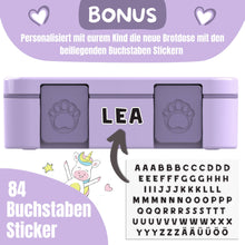 Carica l'immagine nel visualizzatore di Gallery, Lunch box con scomparti, a tenuta stagna - Viola sirena: 650 ml
