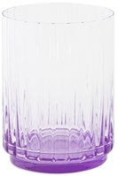 Carica l&#39;immagine nel visualizzatore di Gallery, Set 6 tumbler in vetro multicolor rigato Rainbow
