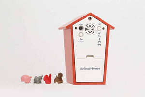 Orologio a cucu KOOKOO animal house Verde