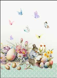 Canovaccio 50x70 Easter Eggs Conigli