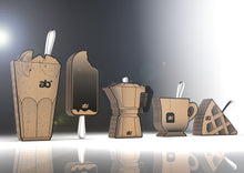 Carica l&#39;immagine nel visualizzatore di Gallery, Set 6 cucchiaini da gelato AB+ POP Gelatino?
