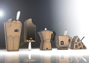 Set 6 cucchiaini da gelato AB+ POP Gelatino?