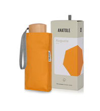 Carica l'immagine nel visualizzatore di Gallery, Mini ombrello da pioggia micro &amp; solide Anatole Orange Auguste
