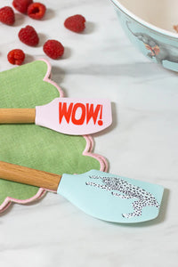 Set 2 spatole in silicone e acacia Yvonne Ellen