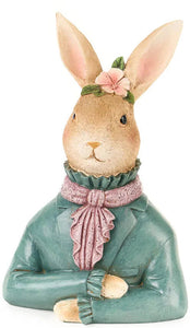 Coniglio mezzobusto in resina Dorothy - Nuvole di Stoffa