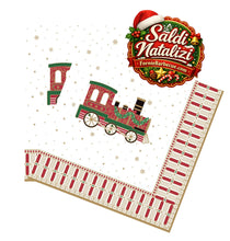 Carica l'immagine nel visualizzatore di Gallery, Confezione 20 tovaglioli carta  Polar Express - Prezzo Outlet
