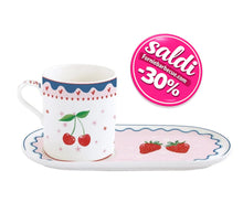 Carica l'immagine nel visualizzatore di Gallery, Set colazione tazza + vassoio Fruit Mania Easy Life - Saldi
