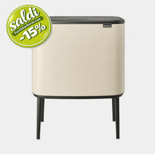 Carica l'immagine nel visualizzatore di Gallery, Pattumiera doppia Bo Touch Bin 11+23 lt Brabantia Soft Beige
