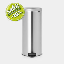 Carica l'immagine nel visualizzatore di Gallery, Pattumiera a pedale NewIcon Brabantia 30 lt Acciaio Anti Impronta
