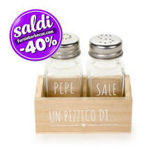 Carica l'immagine nel visualizzatore di Gallery, Set spargisale e pepe Nuvole di Stoffa -saldi
