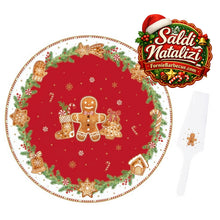 Carica l'immagine nel visualizzatore di Gallery, Piatto torta con paletta  Fancy Gingerbread
