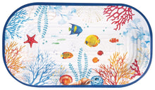 Carica l&#39;immagine nel visualizzatore di Gallery, Vassoio ovale melammina 40x23 cm BORA BORA
