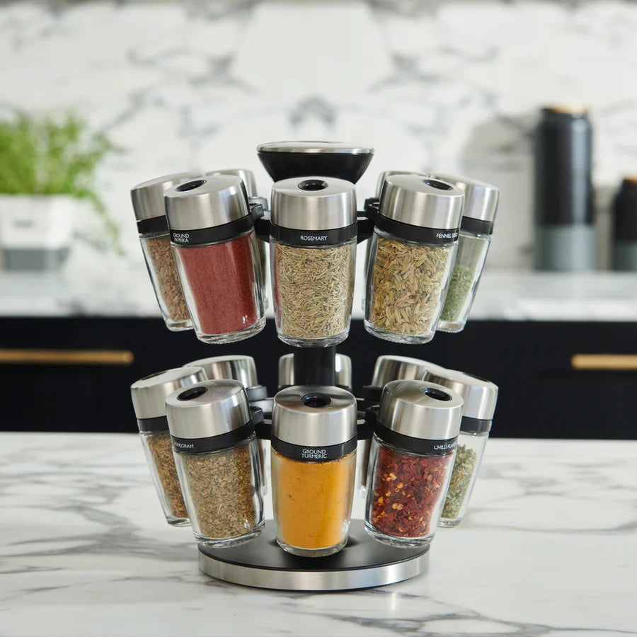 Cole & Mason - Cambridge herb and spice 8 jar Corousel confezione 8 spezie