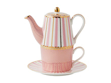 Carica l&#39;immagine nel visualizzatore di Gallery, Teiera + tazza tea for one Regency Pink

