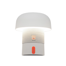 Carica l&#39;immagine nel visualizzatore di Gallery, Lampada ricaricabile con altoparlante Bluetooth JBL Sensa Play Mini Bianca

