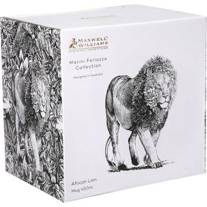 Tazza alta mug 450ml Leone Africano Ferlazzo collection