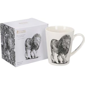 Tazza alta mug 450ml Leone Africano Ferlazzo collection