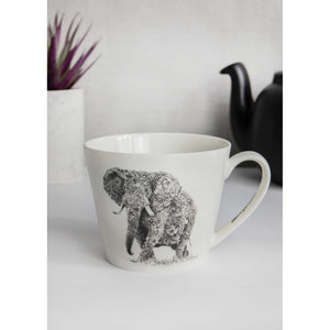 Tazza mug 450ml Elefante Africano Ferlazzo collection