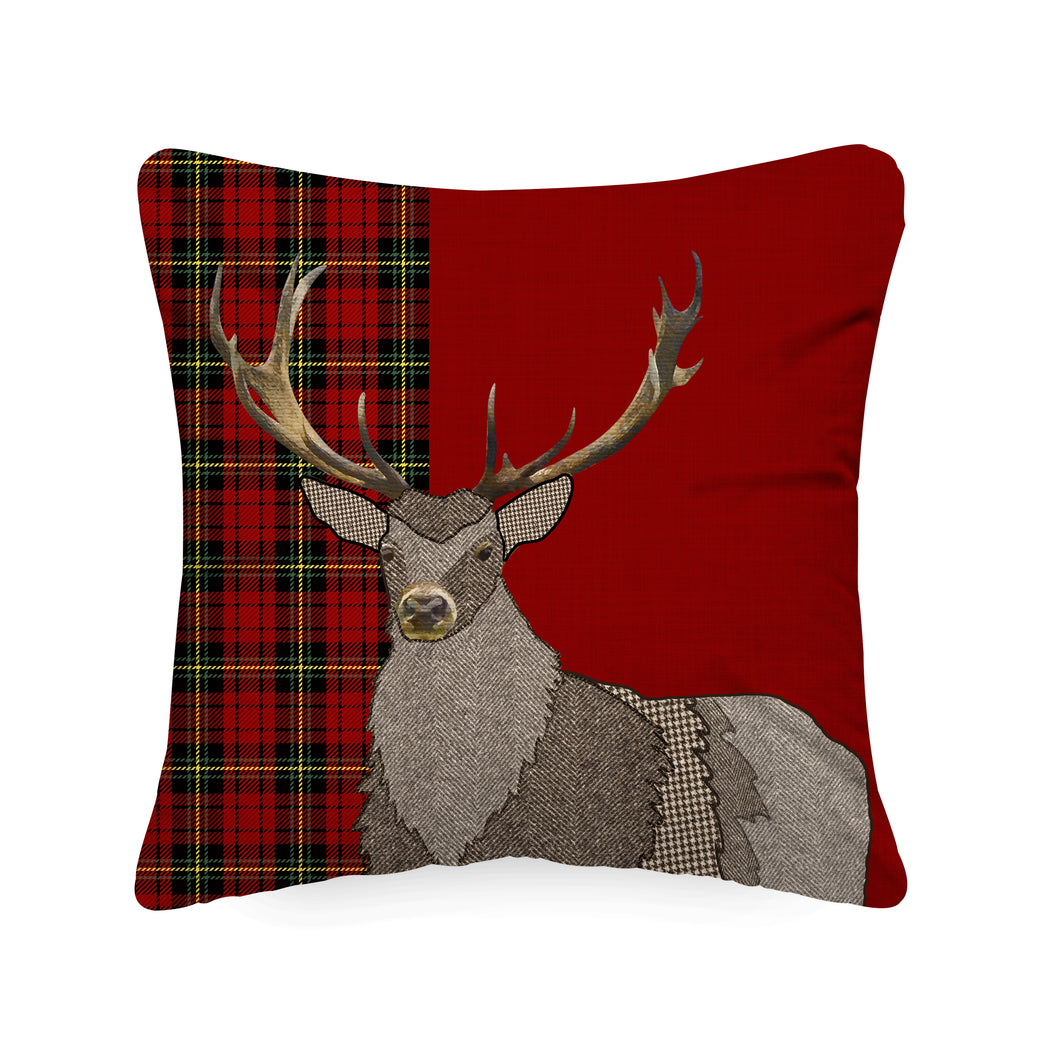 Cuscino effetto cashmere 48x48  Forest Cervo