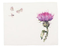 Carica l&#39;immagine nel visualizzatore di Gallery, Tovaglietta 100% lino 45x35 Cardo e Farfalle
