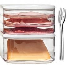 Carica l&#39;immagine nel visualizzatore di Gallery, Contenitore multiuso 3 livellli Modula 22x16x9 bianco
