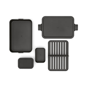 Lunchbox portavivande bento Make & Take Dark Grey