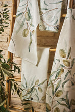 Carica l&#39;immagine nel visualizzatore di Gallery, Canovaccio 100% lino 45x70 Pattern Olivo
