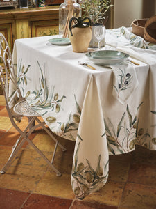 Tovagliolo 100% lino 40x40 Linea Olivo verde