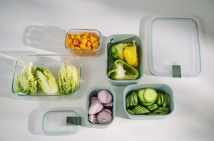 Contenitore in vetro borosilicato Mepal Easy Clip 28x20x7