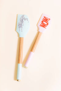 Set 2 spatole in silicone e acacia Yvonne Ellen
