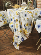 Carica l&#39;immagine nel visualizzatore di Gallery, Runner 100% lino 140x50 Fiori e Grano
