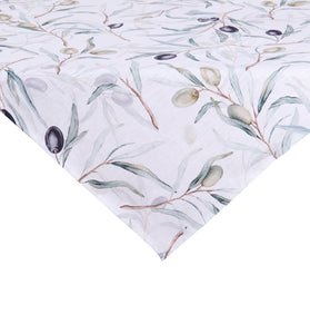 Tovaglia centrotavola 100% lino 100x100 Olivo