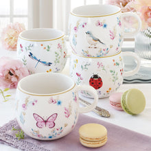 Carica l&#39;immagine nel visualizzatore di Gallery, Mug porcellana Fancy Garden - Coccinella

