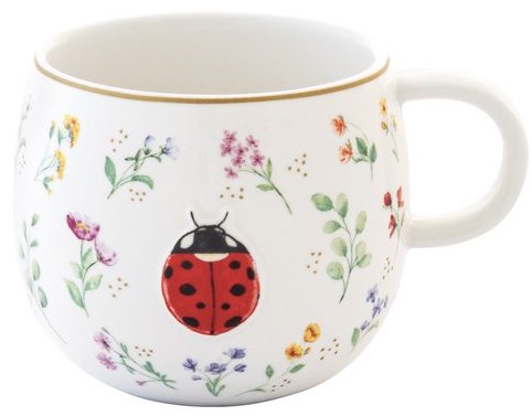 Mug porcellana Fancy Garden - Coccinella