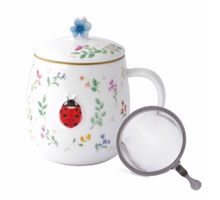 Carica l&#39;immagine nel visualizzatore di Gallery, Tazza infusiera Fancy Garden Coccinella
