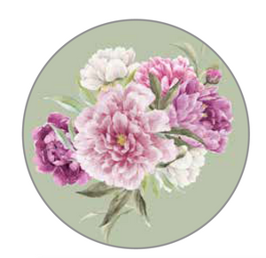 Set 2 sottopiatti antimacchia Ø36 Armonia Salvia