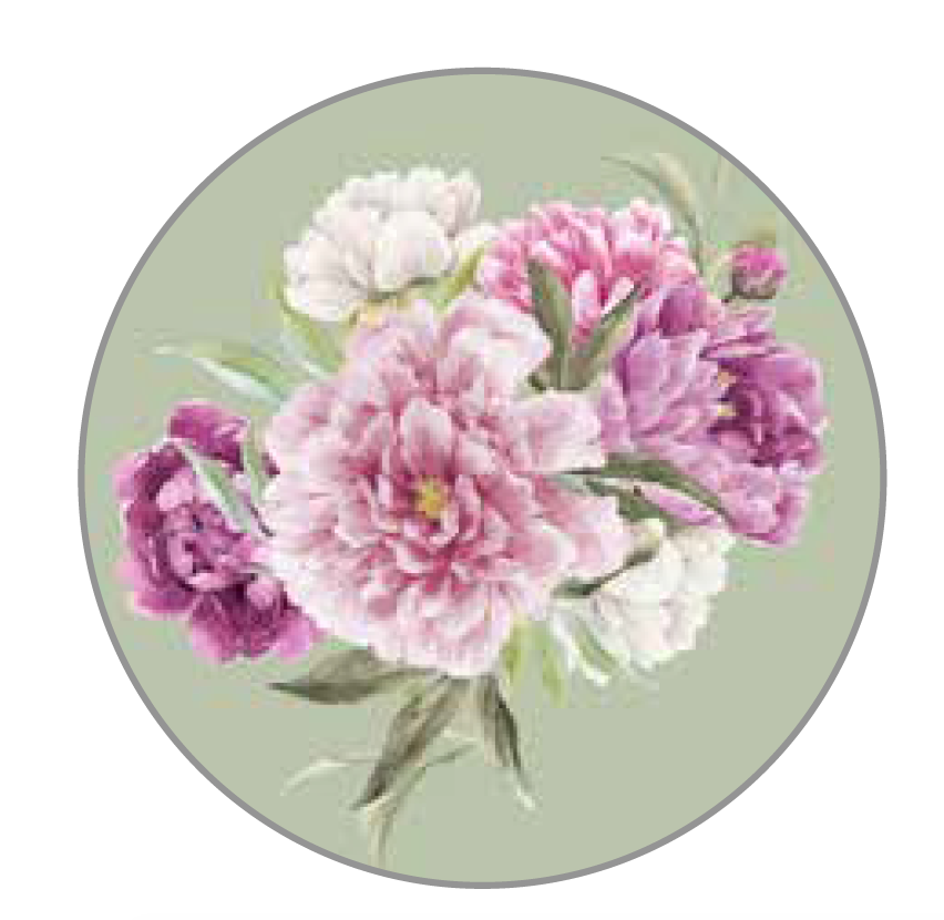 Set 2 sottopiatti antimacchia Ø36 Armonia Salvia